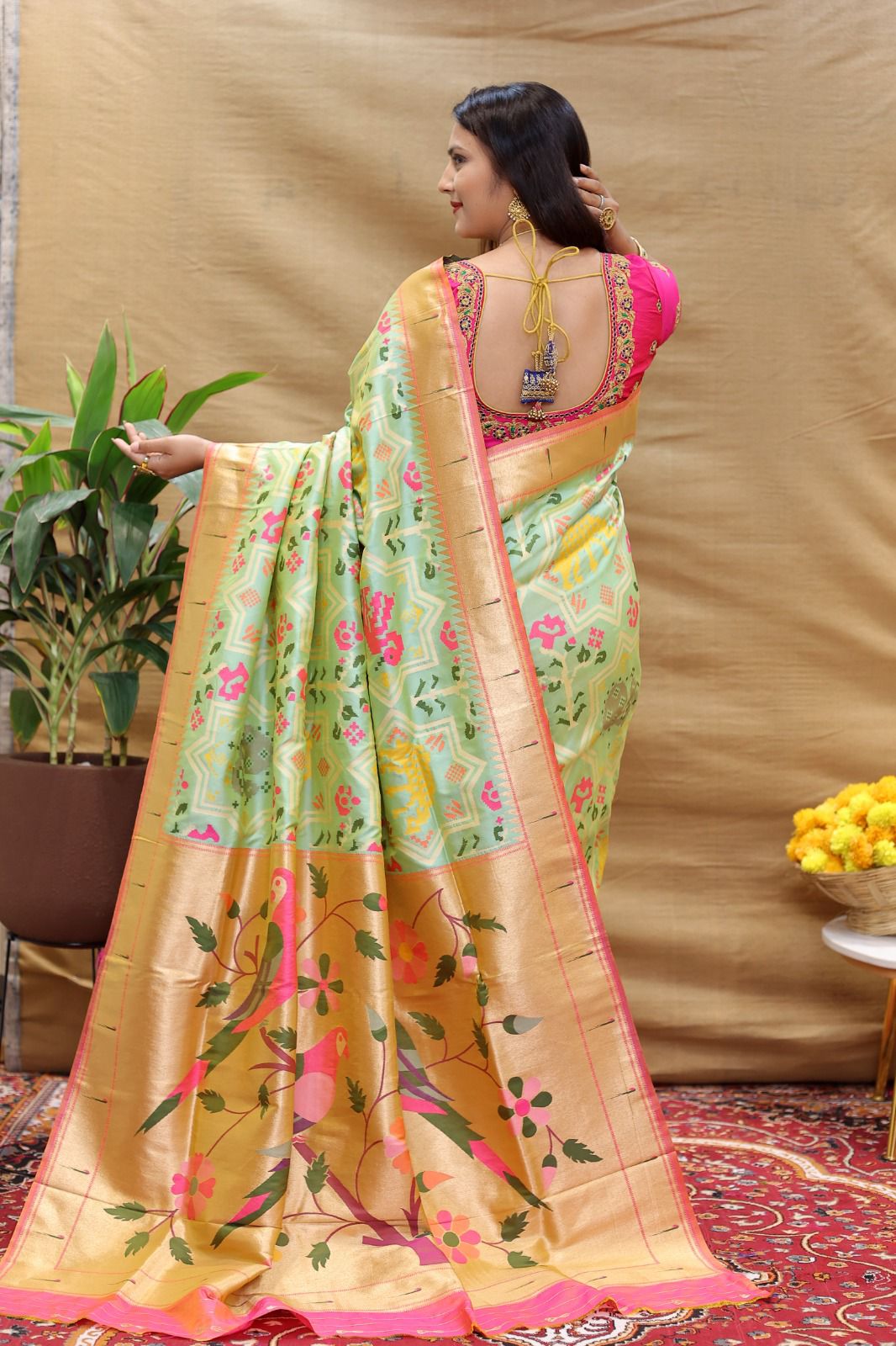 Patola Paithani By Policona Pure Silk Saree Catalog